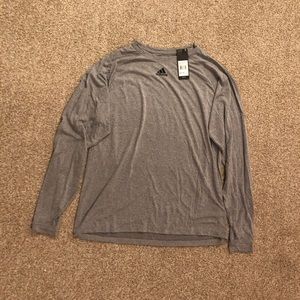 Gray Adidas Long Sleeve